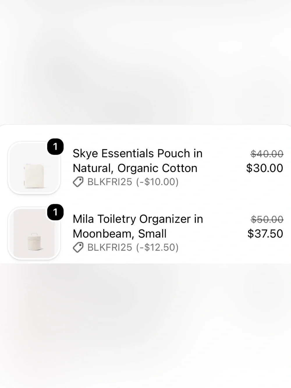 Dagne Dover travel pouches